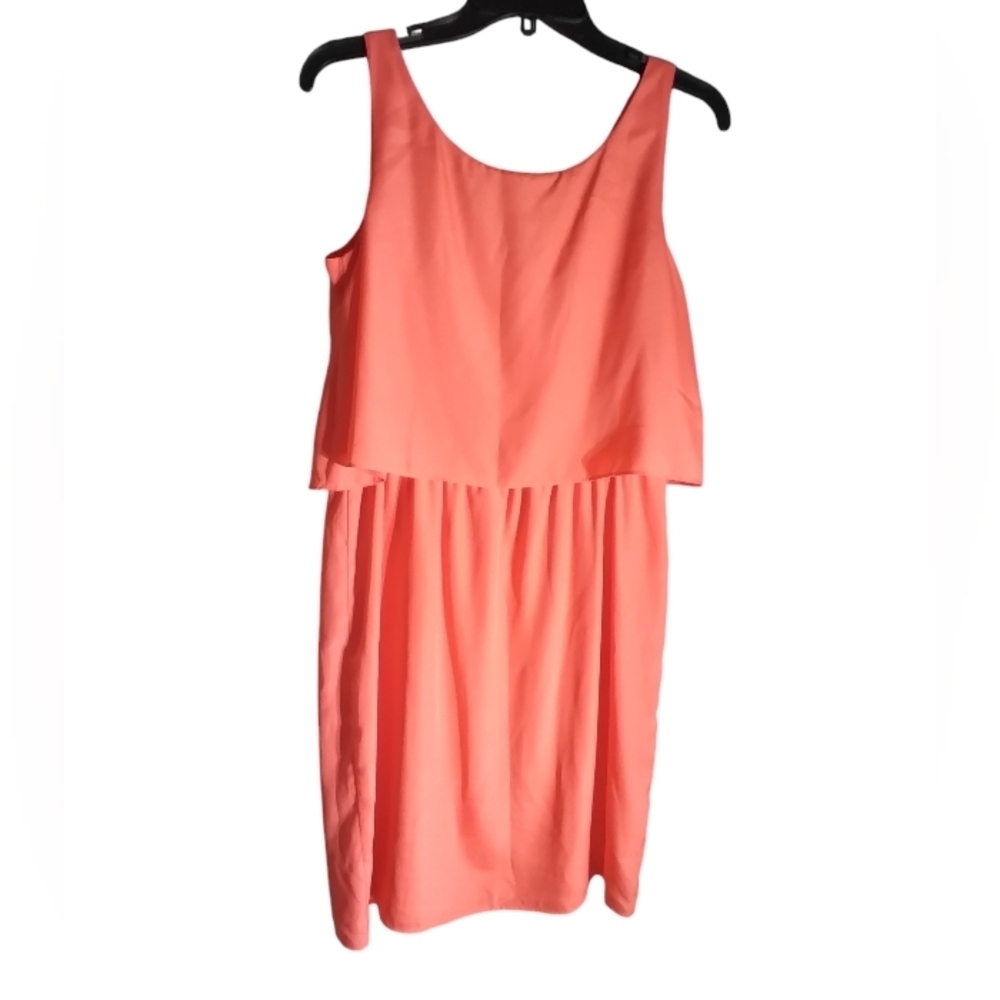 Cato peach sleeveless dress